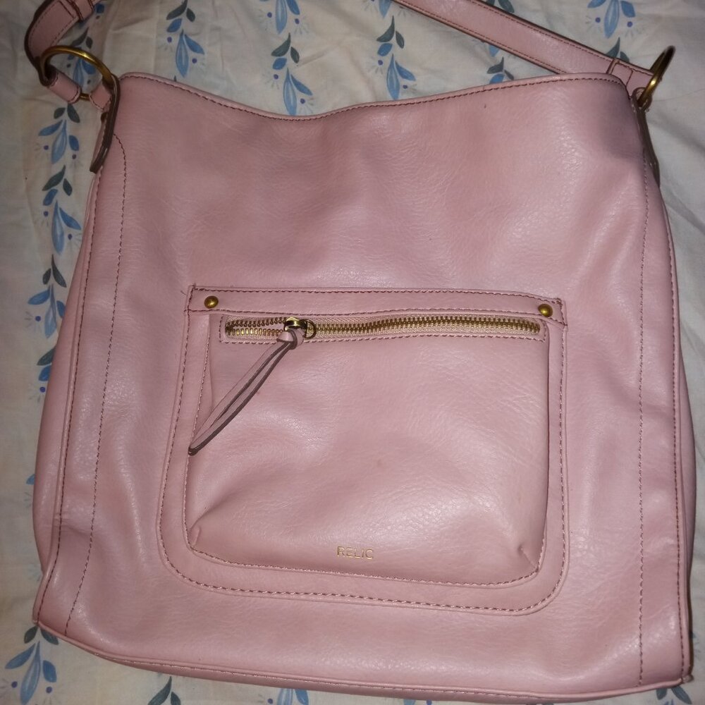 Relic by Fossil M/L Dusty Pink Shoulder Bag- Purse